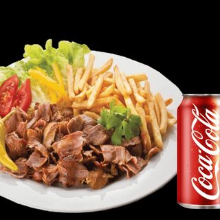 Menu plato kebab grande