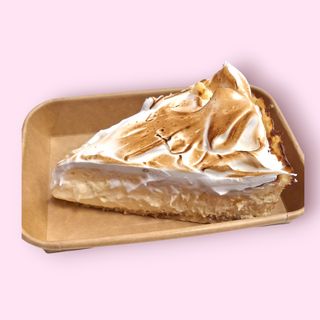 Cheesecake lemon pie porción