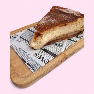 Cheesecake torrijas porción