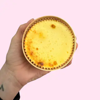 Cheesecake mango porción