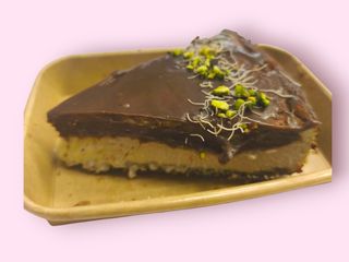 Cheesecake Dubái pistacho porción