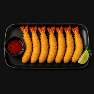 Langostinos en Tempura