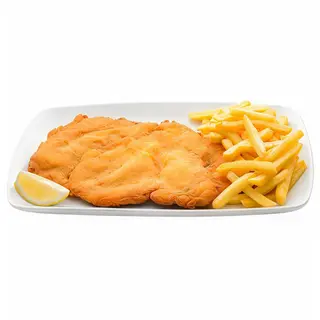 Pechuga de pollo empanada