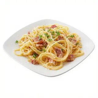 Spaghetti a la carbonara