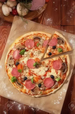 Pizze 4 Stagioni (33 X 33 Cm.)