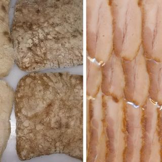 Bocadillo de chicharrón de Cádiz (mollete de Marchena integral 100%)