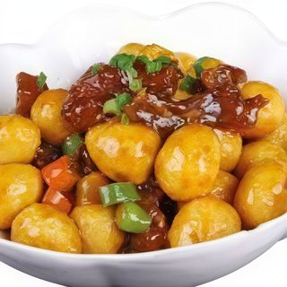 鹌鹑蛋闷牛筋