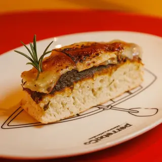 Focaccia de queso ahumado