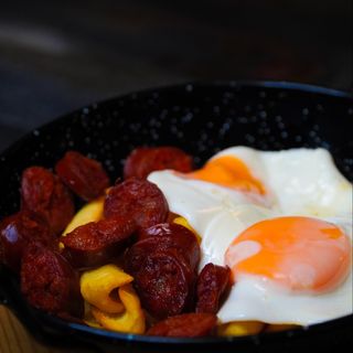 Sartén de chorizo