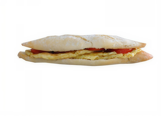 Bocadillo de salmón