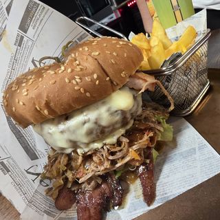 Menú burguer la inesperada