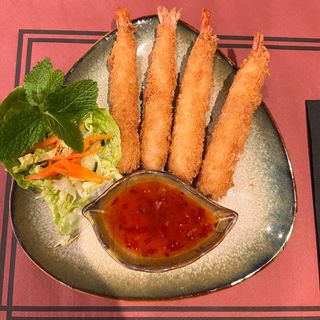 Gambas rebozadas- Tom chien xu