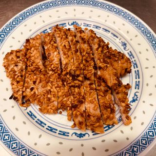 73.Pechuga de pollo almendras frita