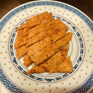 73A.Pechuga de pollo con sesamo frita 