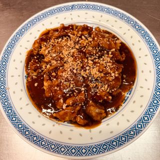 72A.Muslo de pollo en salsa de la casa