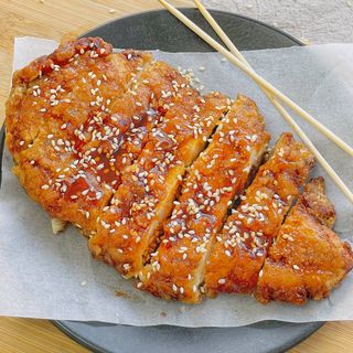 Pollo rebozado entero