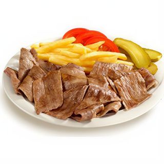 Pura Carne De Ternera Con Patatas