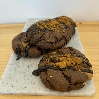 Cookie de chocolate, cacahuete y lotus