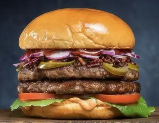 Double beef buger