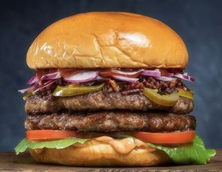 Double beef buger