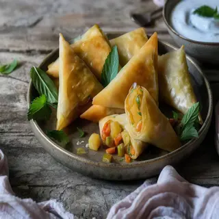 Samosa de verduras (2 uds.)