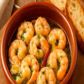 Langostinos al ajillo