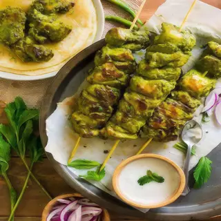 Pollo hariyali tikka