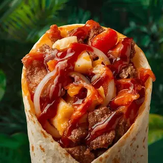 Wrap De Ternera BBQ