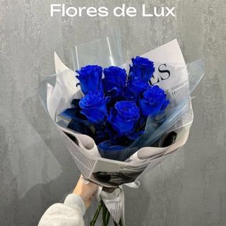 Media Docena Rosas Azules