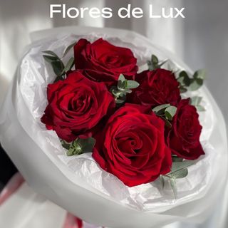 Rosas Rojas 5 Uds