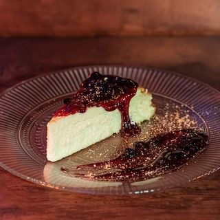 La Tarta de Queso con Arándanos