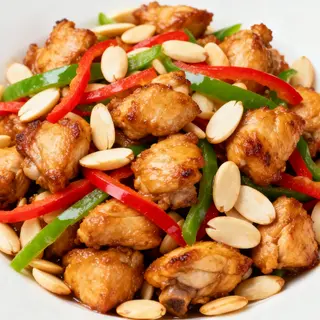 Pollo almendras
