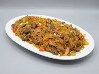 Fideos con ternera
