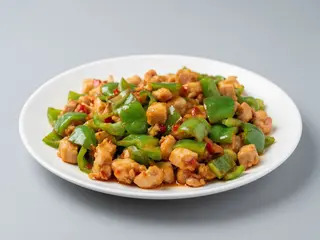 Pollo con pimiento