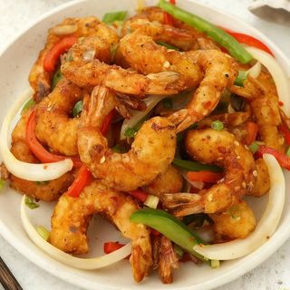 Gambas con pimienta y sal 