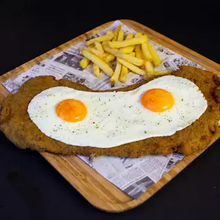 Milanesa A Caballo