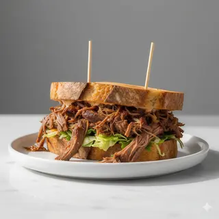 Sándwich de mechada