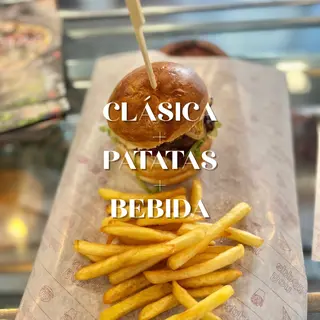 Menú Hamburguesa Clásica