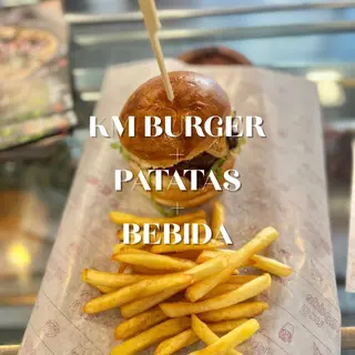 Menú KM Burger