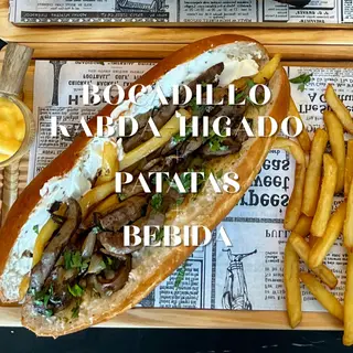 Menú Bocadillo Kabda - Hígado