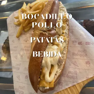 Menú Bocadillo Pollo