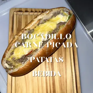 Menú Bocadillo Carne Picada