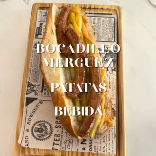 Menú Bocadillo Merguez
