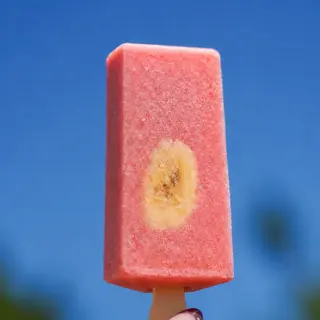 Poleto fresa y plátano