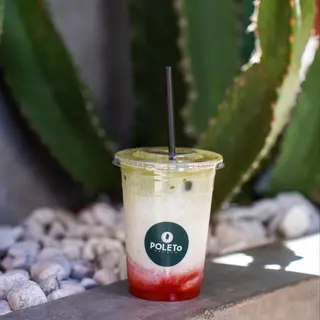 Iced Strawberry Matcha Latte