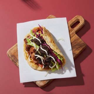 Kebab de longaniza y morcilla