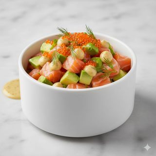 Tartar de salmón