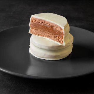 Alfajor de chocolate blanco