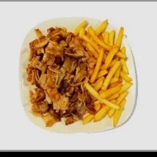 Plato kebab solo carne 