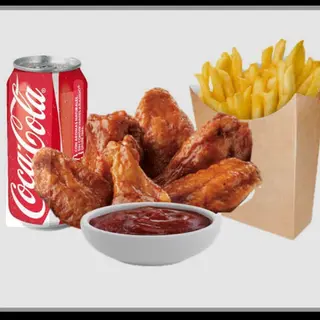 Menu Alita de pollo 6und